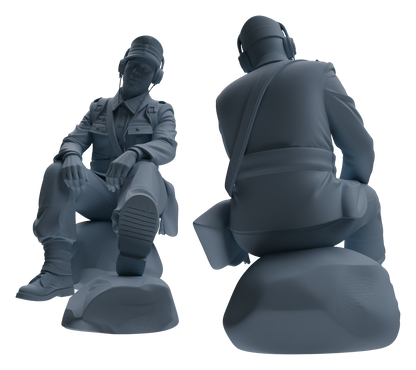 MRY-SFW LYGR649 WWII Mine Soldier Six-Person Rest Group