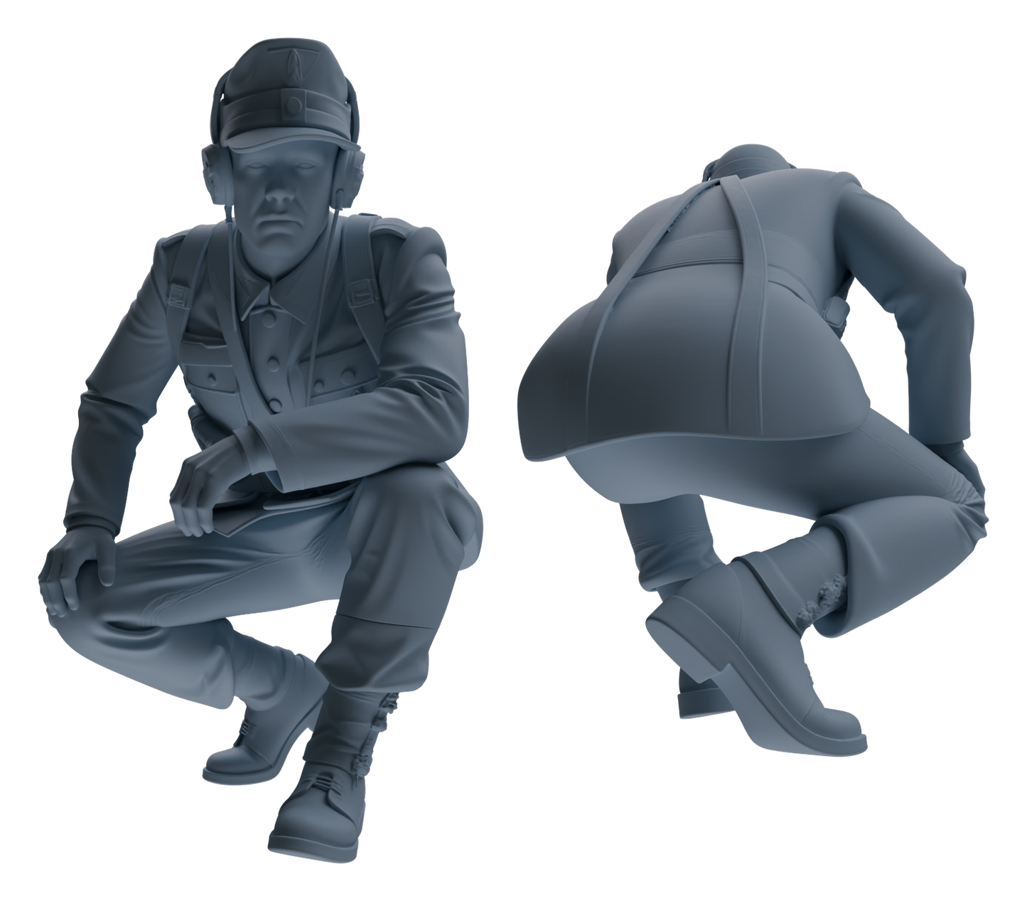 MRY-SFW LYGR648 WWII Mine Soldier Six-Person Battle Group