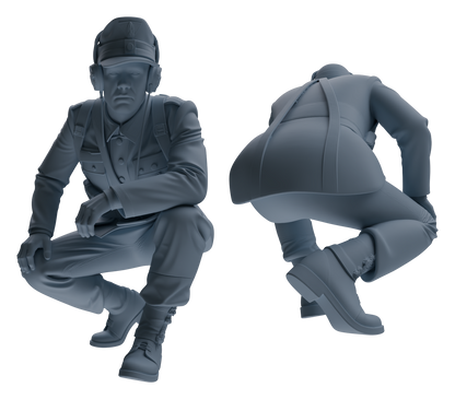 MRY-SFW LYGR648 WWII Mine Soldier Six-Person Battle Group