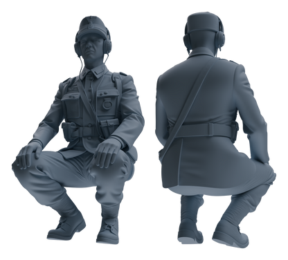 MRY-SFW LYGR651 WWII Mine Soldier Six-Person Daily Routine