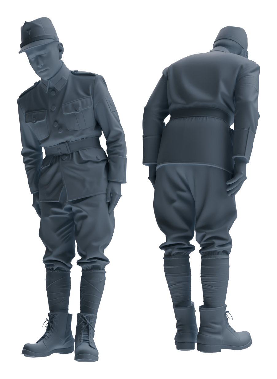 MRY-SFW LYGR635 WWII Japanese Army Six-Person Reprimand Group