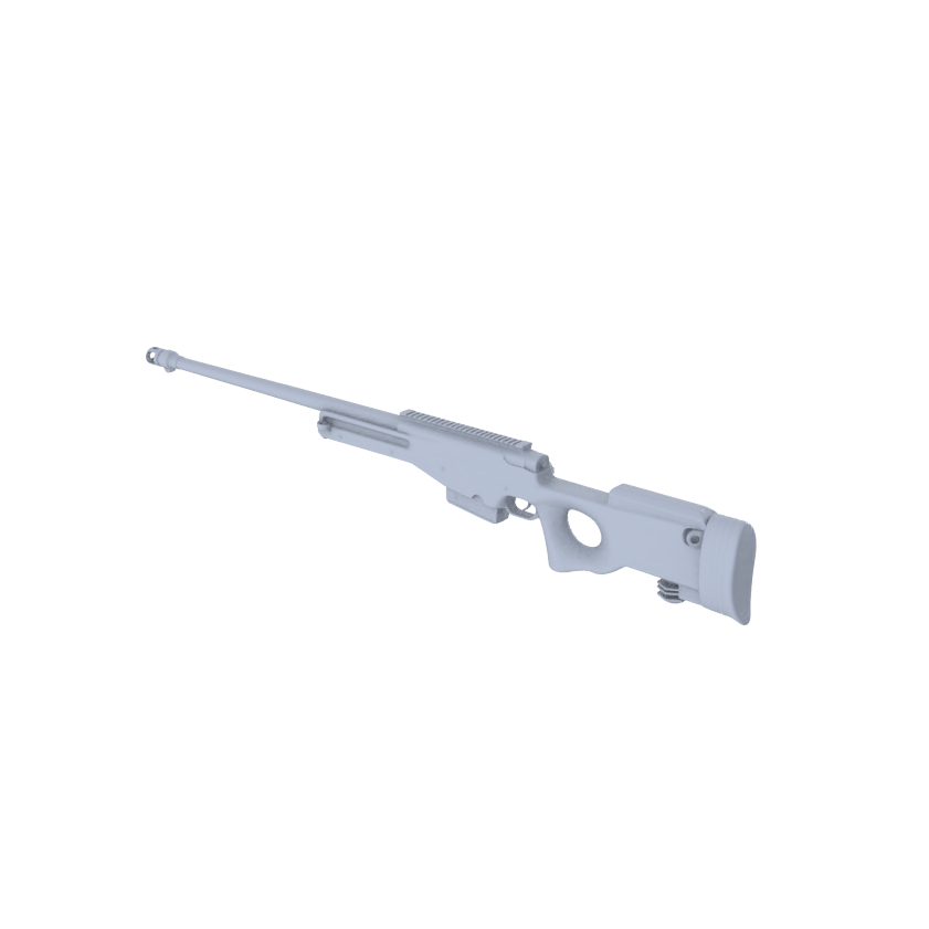 MRY-SFW LYGS007 Modern Mountain Recon Company Props - 6 Long-Barrel Sniper Rifle Set