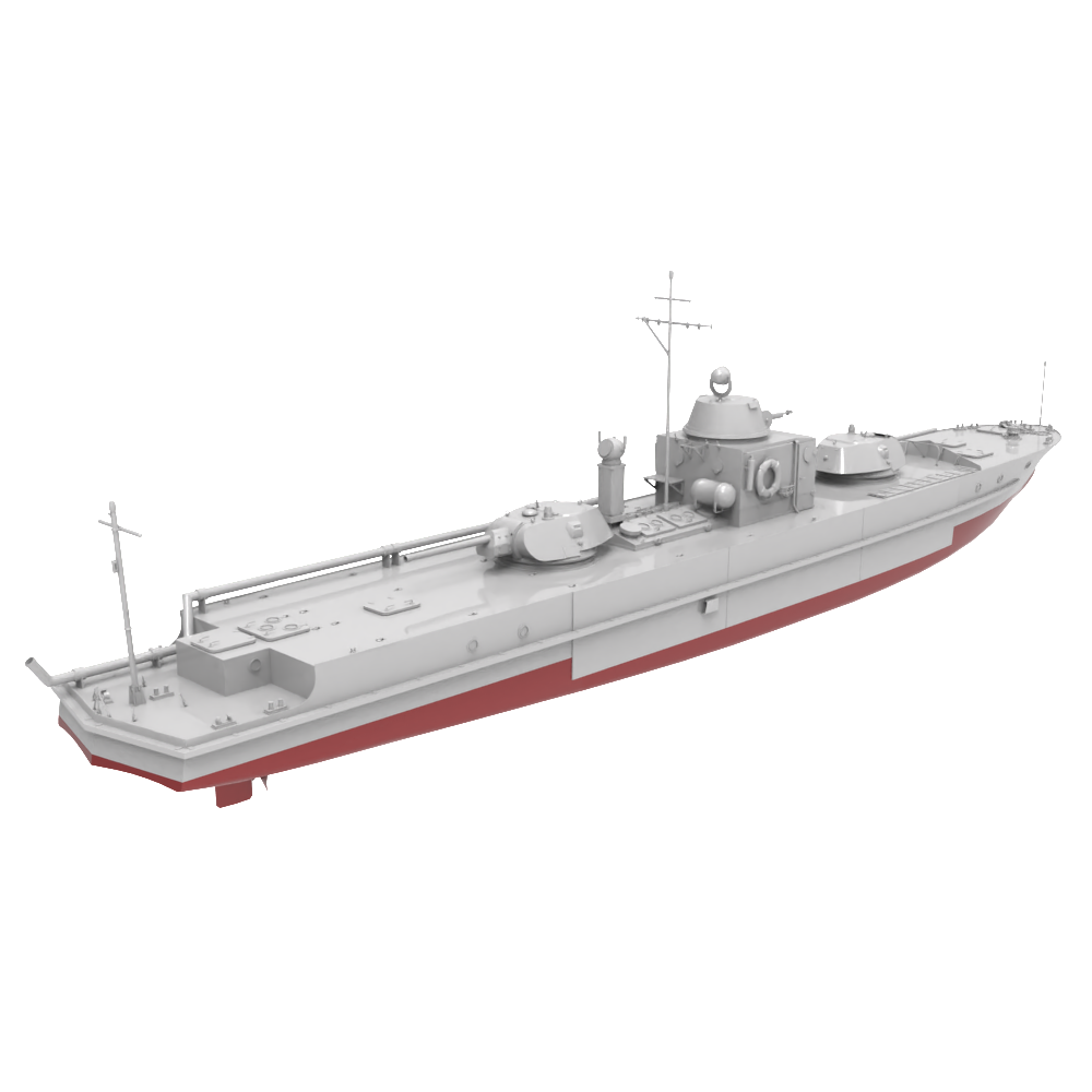 RHWS019S  Military Model Kit Full Hull Project 1124 Early Variant