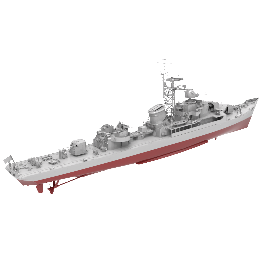 RHWS027S  Military Model Kit Full Hull Fregatte Karl Marx