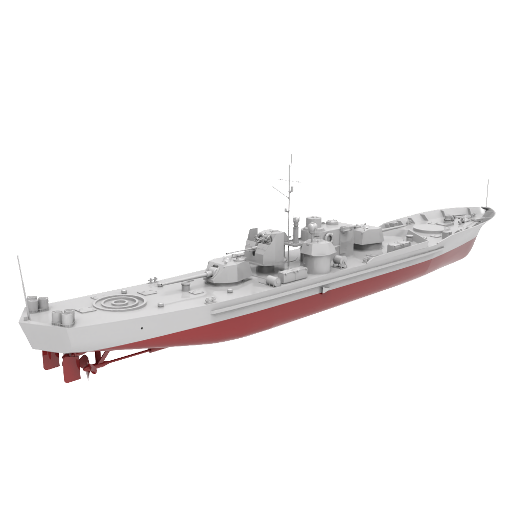 RHWS025S Military Model Kit Full Hull Project 186 Mukha