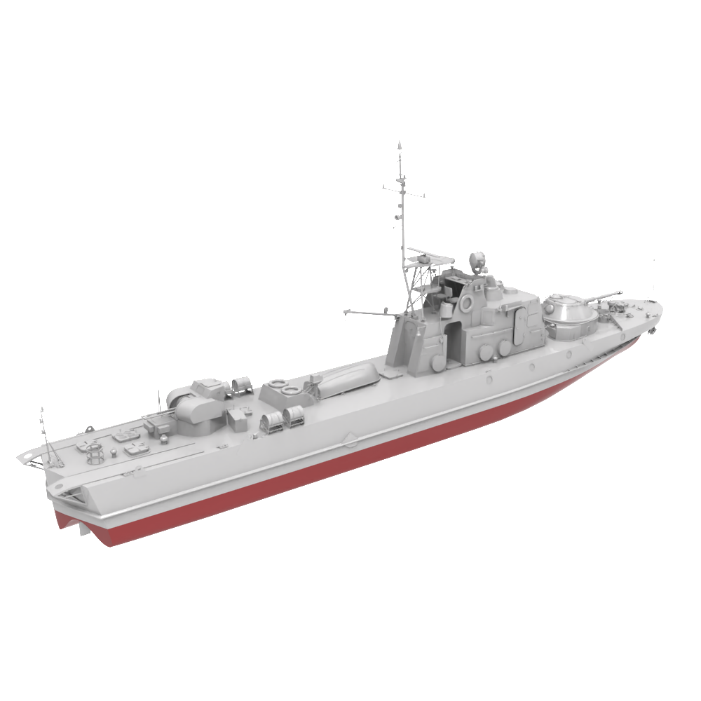 RHWS022S Military Model Kit Full Hull Project 1204 Shmel