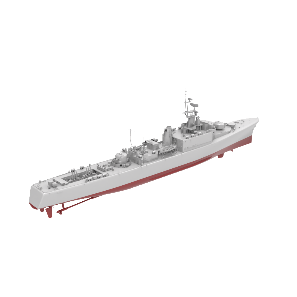 RHWS028S Military Model Kit Full Hull HMCS Terra Nova DDE 229