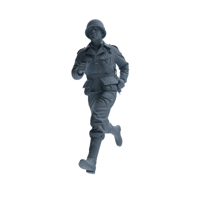 MRY-SFW SSTR064 Miniatures Soldier Model Kit Hacksaw Ridge Rescue Story WWII U.S. Army Three-Person Support Group