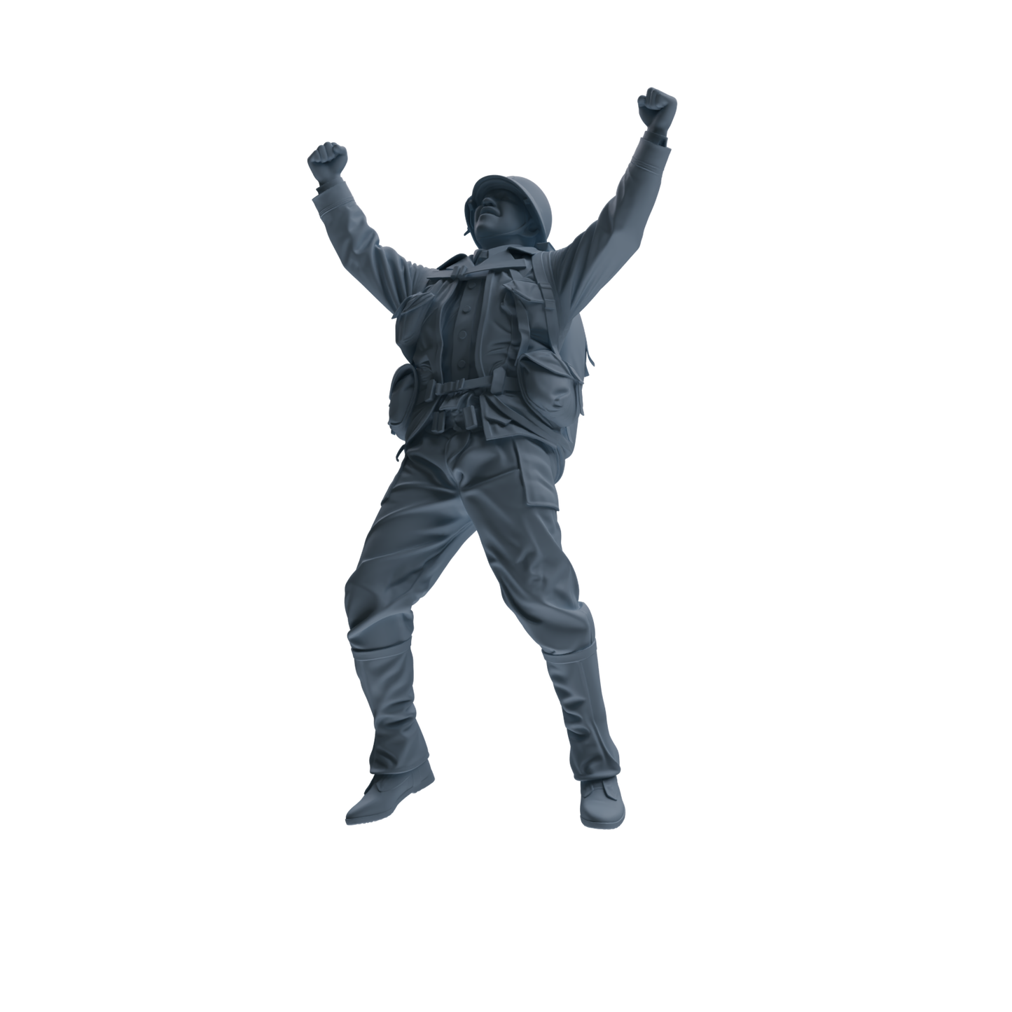 MRY-SFW SSTR073 Miniatures Soldier Model Kit Saving Ryan in Normandy WWII U.S. Army Four-Person Celebrating Group