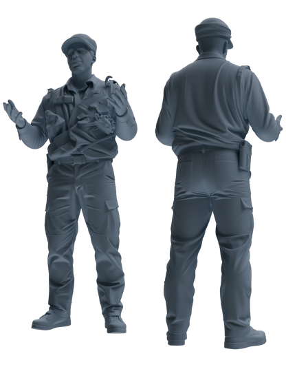 MRY-SFW SSTR052 Miniatures Soldier Model Kit Hacksaw Ridge Rescue Story WWII U.S. Army Six-Person Conversation Group