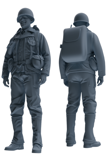 MRY-SFW SSTR066 Miniatures Soldier Model Kit Saving Ryan in Normandy WWII U.S. Army Six-Person Horseplay Group