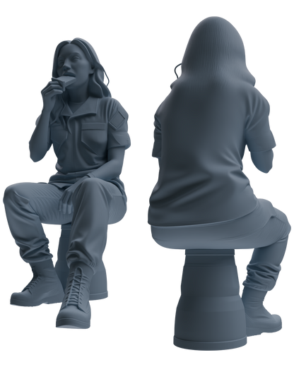MRY-SFW SSTR012  Miniatures Soldier Model Kit Modern Navy SEAL Six-Person Eating Group