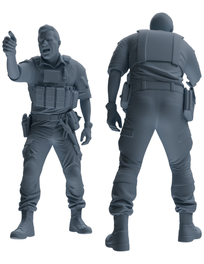 MRY-SFW SSTR023 Miniatures Soldier Model Kit Modern Navy SEAL Six-Person Training Group