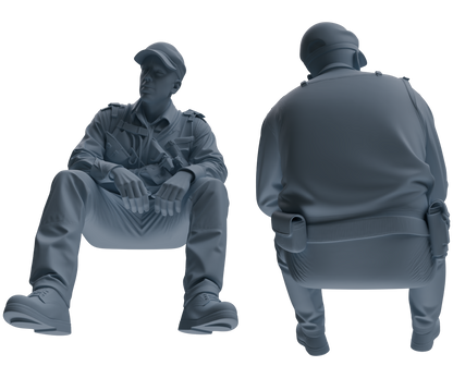 MRY-SFW SSTR061  Miniatures Soldier Model Kit Hacksaw Ridge Rescue Story WWII U.S. Army Six-Person Resting Group