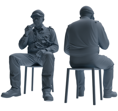 MRY-SFW SSTR053 Miniatures Soldier Model Kit Hacksaw Ridge Rescue Story WWII U.S. Army Six-Person Eating Group
