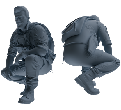 MRY-SFW SSTR019 Miniatures Soldier Model Kit Modern Navy SEAL Six-Person Reconnaissance Group