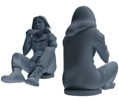 MRY-SFW SSTR021 Miniatures Soldier Model Kit Modern Navy SEAL Six-Person Rest Group