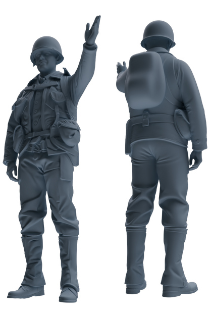 MRY-SFW SSTR077 Miniatures Soldier Model Kit Saving Ryan in Normandy WWII U.S. Army Six-Person Combat Group