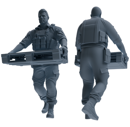 MRY-SFW SSTR009  Modern Navy SEAL Six-Person Logistics Group