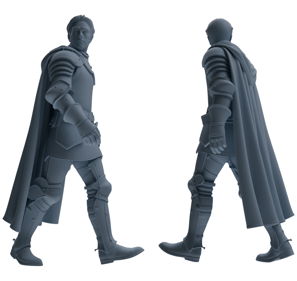 MRY-SFW SSTR096 Miniatures Soldier Model Kit Medieval Knight Six-Person Patrol Group