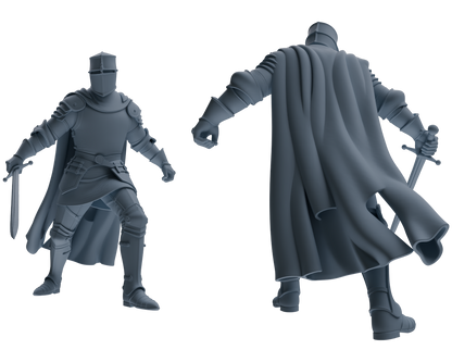 MRY-SFW SSTR092 Miniatures Soldier Model Kit Medieval Knight Six-Person Hunting Group