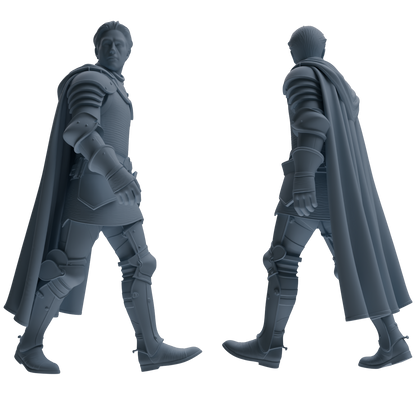 MRY-SFW SSTR087 Miniatures Soldier Model Kit Medieval Knight Five-Person Escort Group
