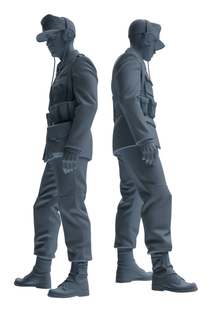 MRY-SFW LYGR651 WWII Mine Soldier Six-Person Daily Routine