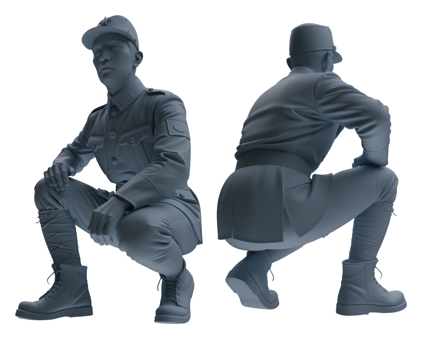 MRY-SFW LYGR637 WWII Japanese Army Six-Person Daily Routine