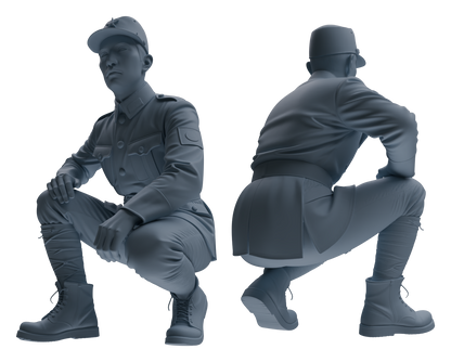 MRY-SFW LYGR637 WWII Japanese Army Six-Person Daily Routine
