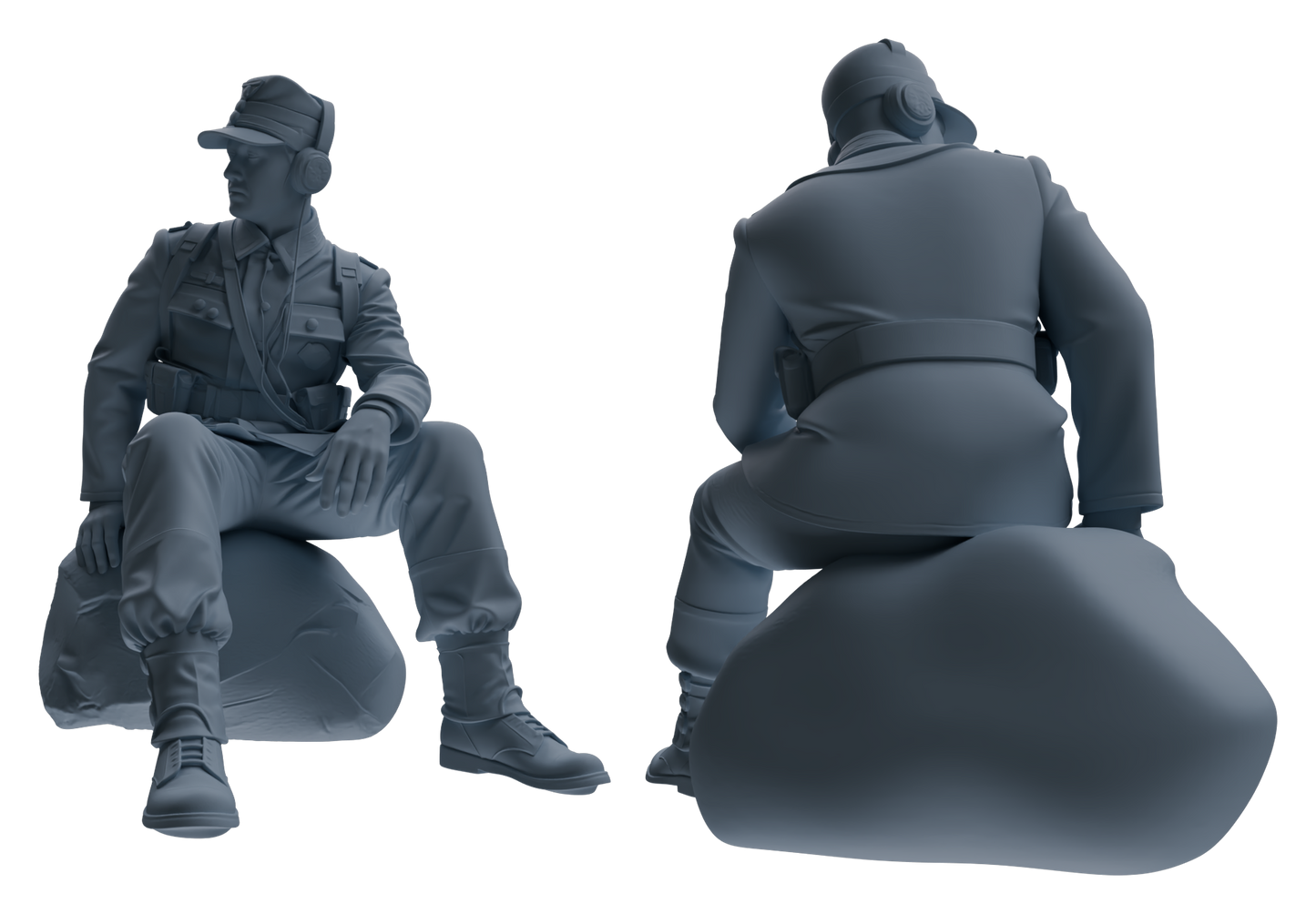 MRY-SFW LYGR649 WWII Mine Soldier Six-Person Rest Group