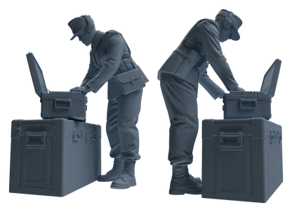 MRY-SFW LYGR647 WWII Mine Soldier Five-Person Organizing Group