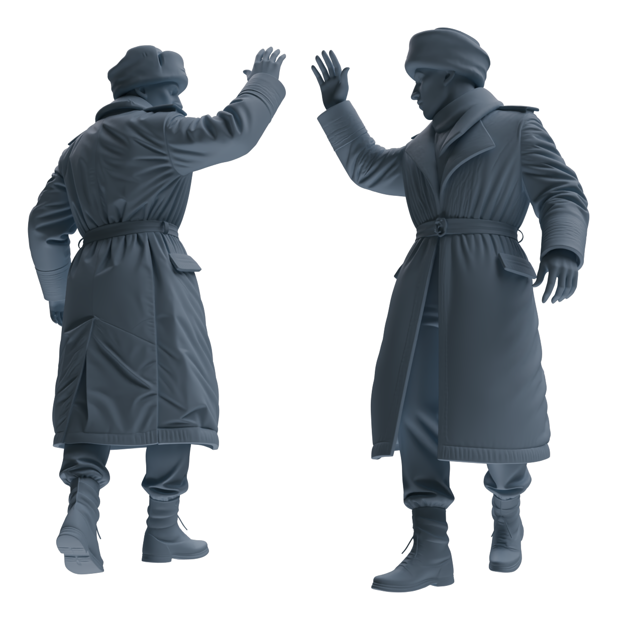 MRY-SFW LYGR645 WWII Soviet Union Five-Person Ambush Group