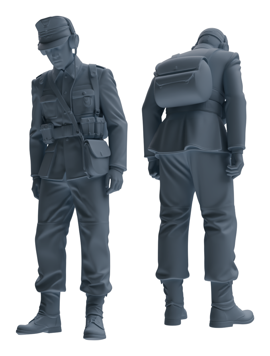 MRY-SFW LYGR652 WWII Mine Soldier Six-Person Cursing Group