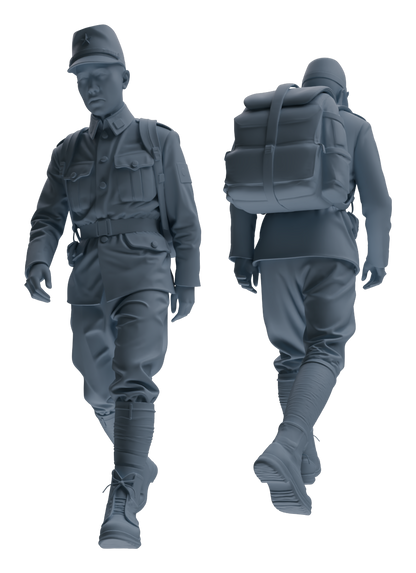 MRY-SFW LYGR639 WWII Japanese Army Five-Person Carrying Group