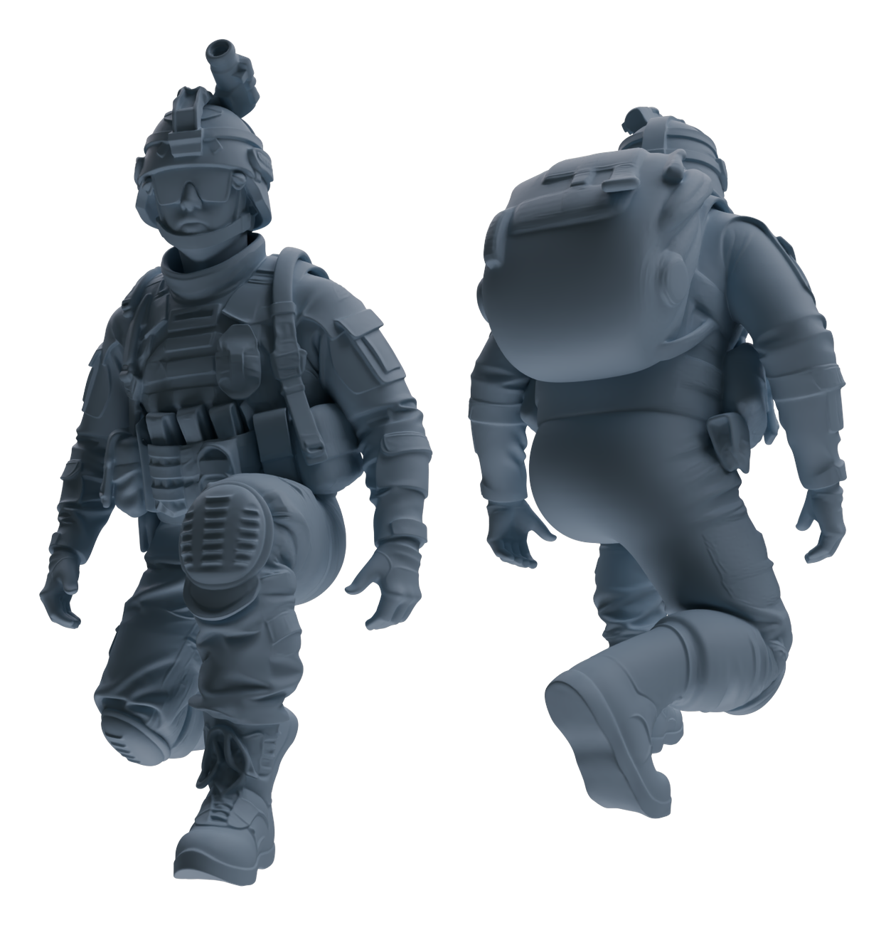MRY-SFW LYGR617 Modern U.S. Cement Army Seven-Person Combat Readiness