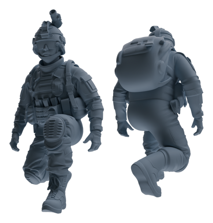 MRY-SFW LYGR617 Modern U.S. Cement Army Seven-Person Combat Readiness
