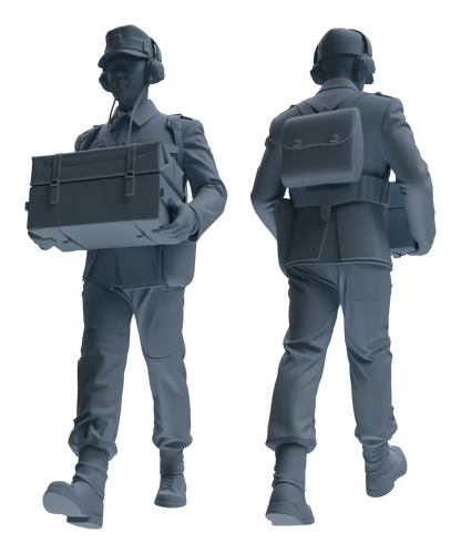 MRY-SFW LYGR653 WWII Mine Soldier Seven-Person Carrying Group