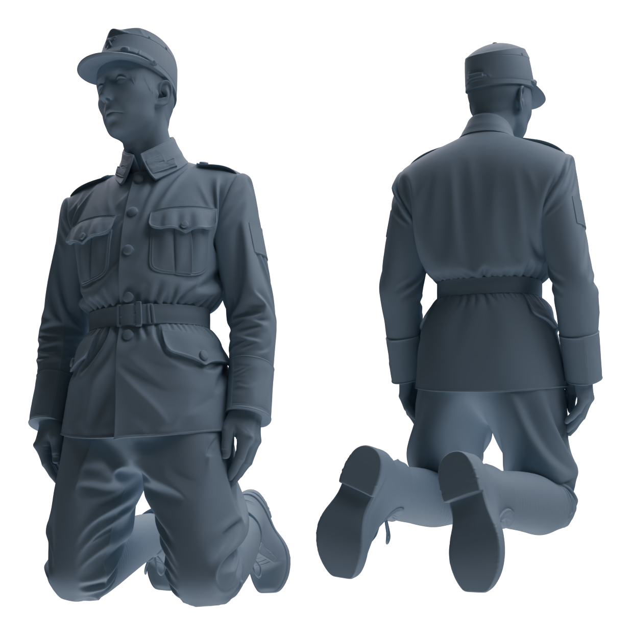 MRY-SFW LYGR635 WWII Japanese Army Six-Person Reprimand Group