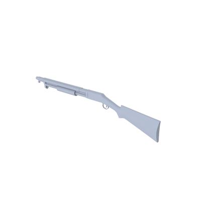 MRY-SFW LYGS005 Modern Battlefield Scale Models - 6 Untextured Shotgun/SMG Set