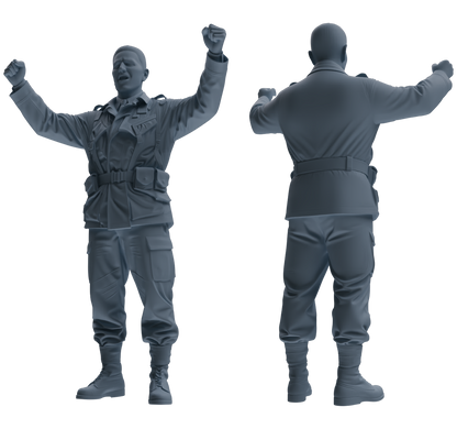 MRY-SFW SSTR060 Miniatures Soldier Model Kit Hacksaw Ridge Rescue Story WWII U.S. Army Six-Person Celebrating Group