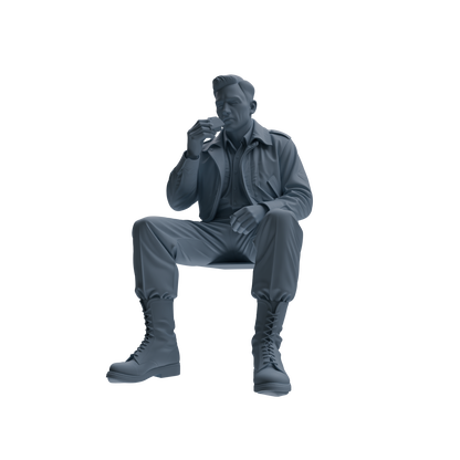 MRY-SFW SSTR102 Miniatures Soldier Model Kit Enemy at Stalingrad WWII Soviet Soldiers Eating Six-Person Group
