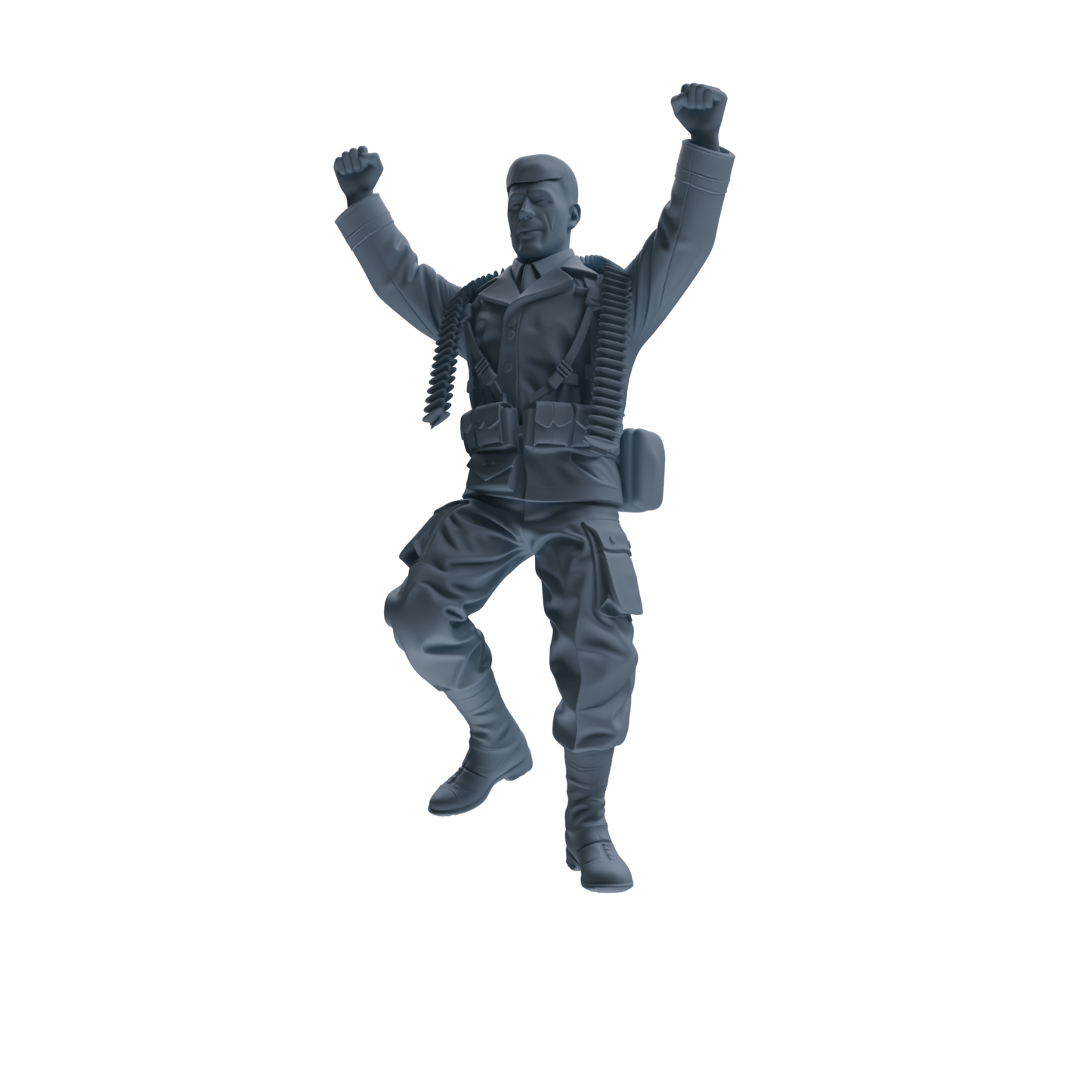 MRY-SFW SSTR073 Miniatures Soldier Model Kit Saving Ryan in Normandy WWII U.S. Army Four-Person Celebrating Group
