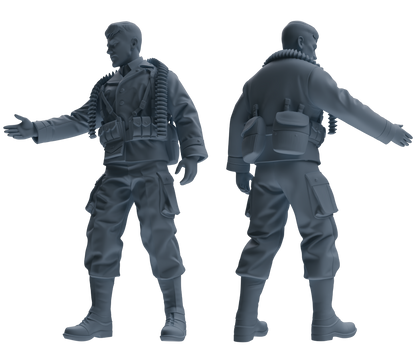 MRY-SFW SSTR074 Miniatures Soldier Model Kit Saving Ryan in Normandy WWII U.S. Army Six-Person Wounded Group