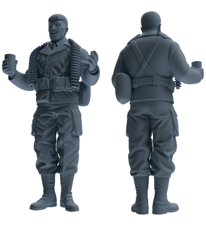 MRY-SFW SSTR065 Miniatures Soldier Model Kit Saving Ryan in Normandy WWII U.S. Army Six-Person Singing Group
