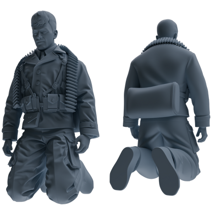 MRY-SFW SSTR071 Miniatures Soldier Model Kit Saving Ryan in Normandy WWII U.S. Army Six-Person Praying Group