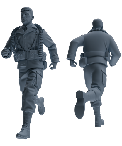 MRY-SFW SSTR072 Miniatures Soldier Model Kit Saving Ryan in Normandy WWII U.S. Army Six-Person Frontline Group