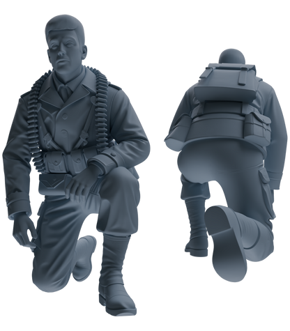 MRY-SFW SSTR077 Miniatures Soldier Model Kit Saving Ryan in Normandy WWII U.S. Army Six-Person Combat Group
