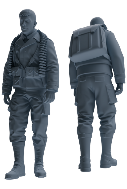 MRY-SFW SSTR076 Miniatures Soldier Model Kit Saving Ryan in Normandy WWII U.S. Army Six-Person Patrol Group