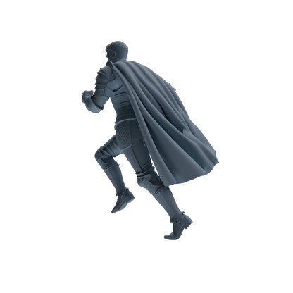 MRY-SFW SSTR082 Miniatures Soldier Model Kit Medieval Knight Without Helmet Four-Person Training Group