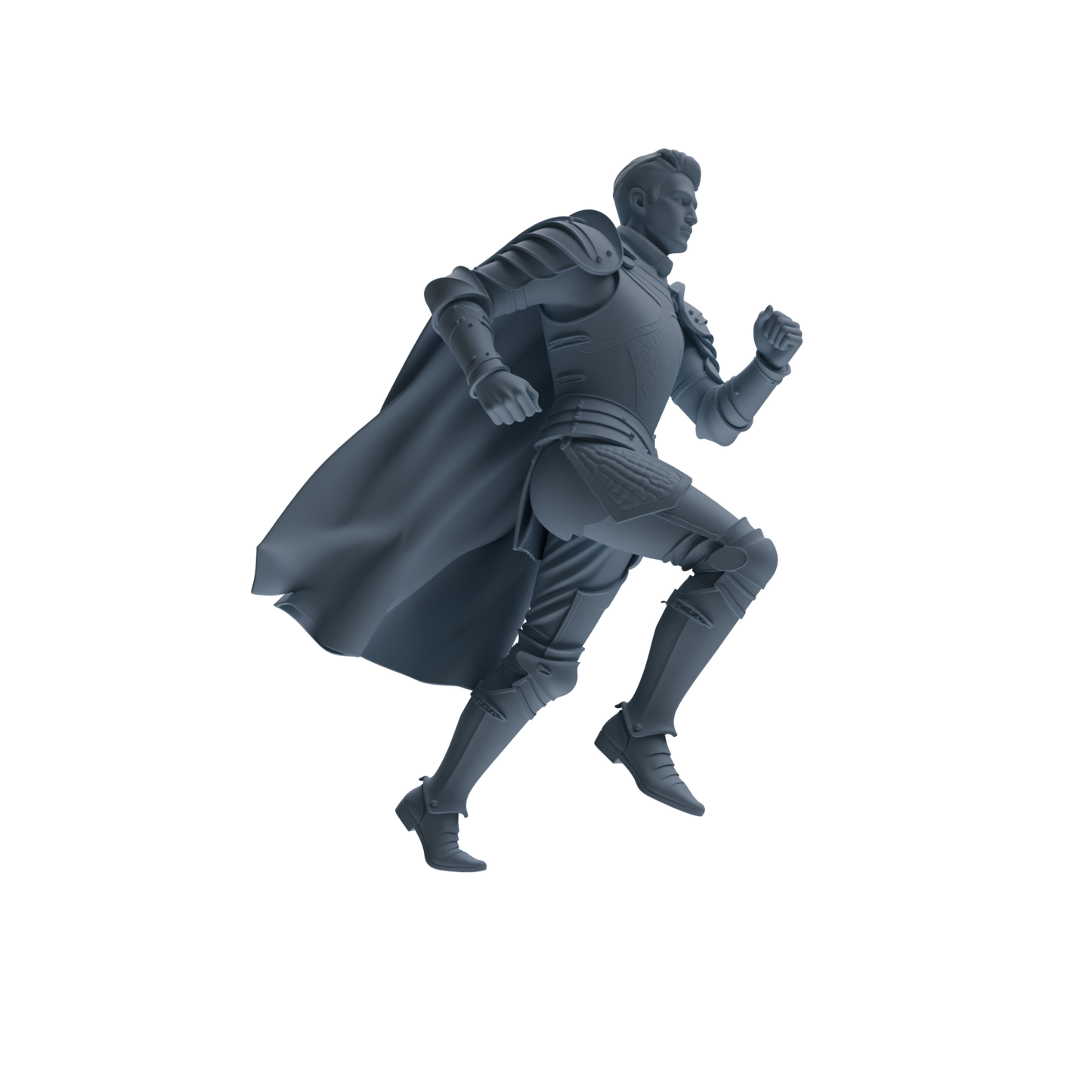 MRY-SFW SSTR082 Miniatures Soldier Model Kit Medieval Knight Without Helmet Four-Person Training Group